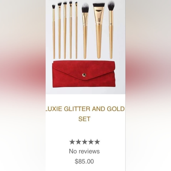 LUXIE Glitter and Gold Brush Set - Picture 2 of 4